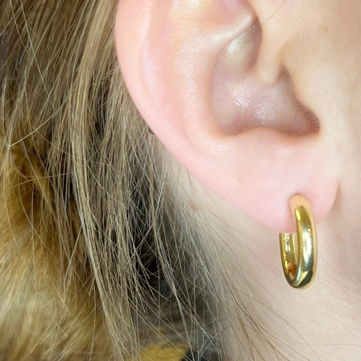 Chunky hoops, blanke