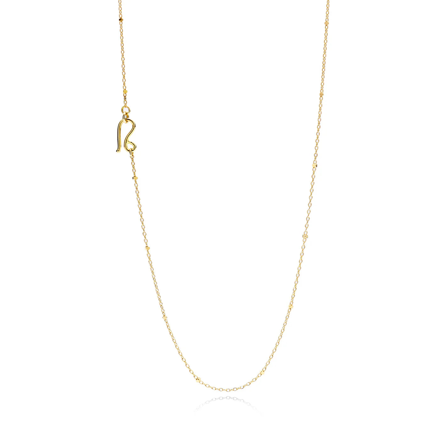 Saturnkæde med perle og rosenslebet diamant