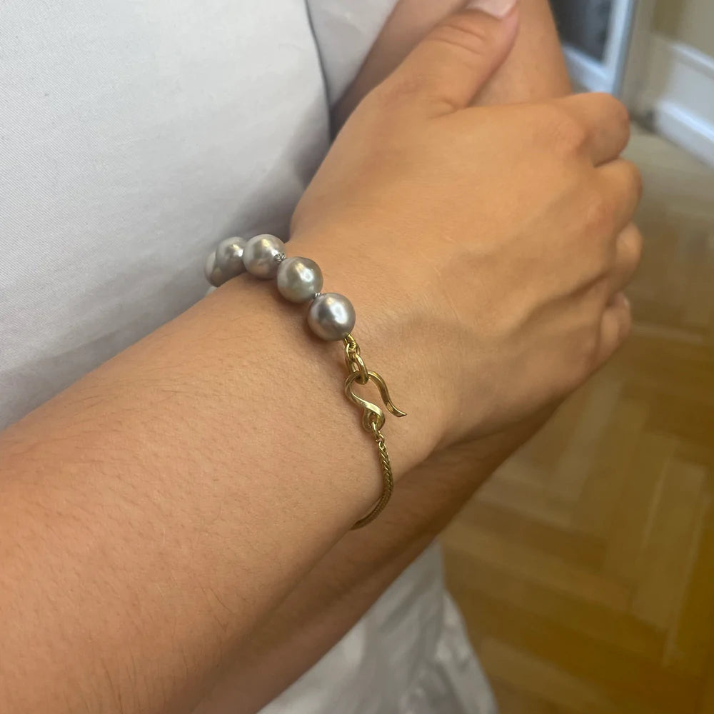 Armbånd med Tahiti perler