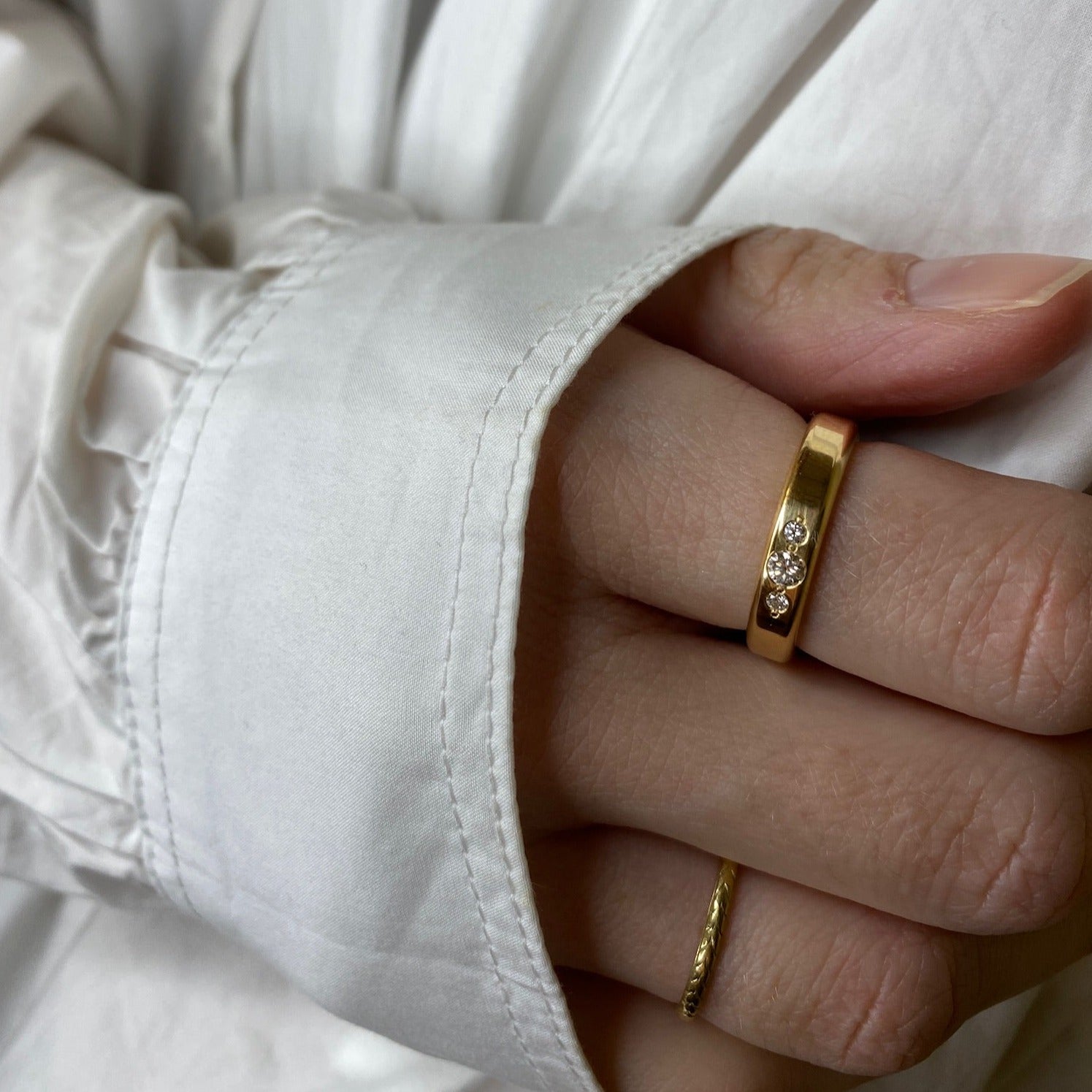 Eternity ring med diamanter, No.2