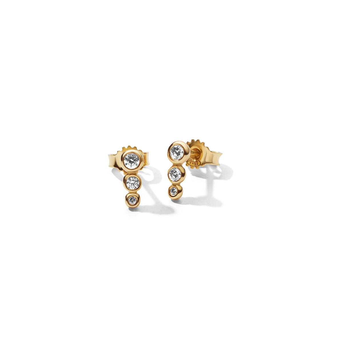 Nova ørestik med diamantkugler, No.3