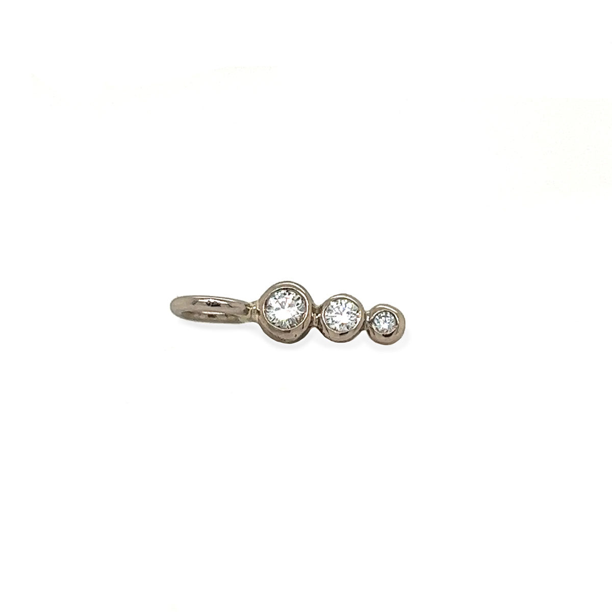 Nova diamantvedhæng No.3, hvidguld