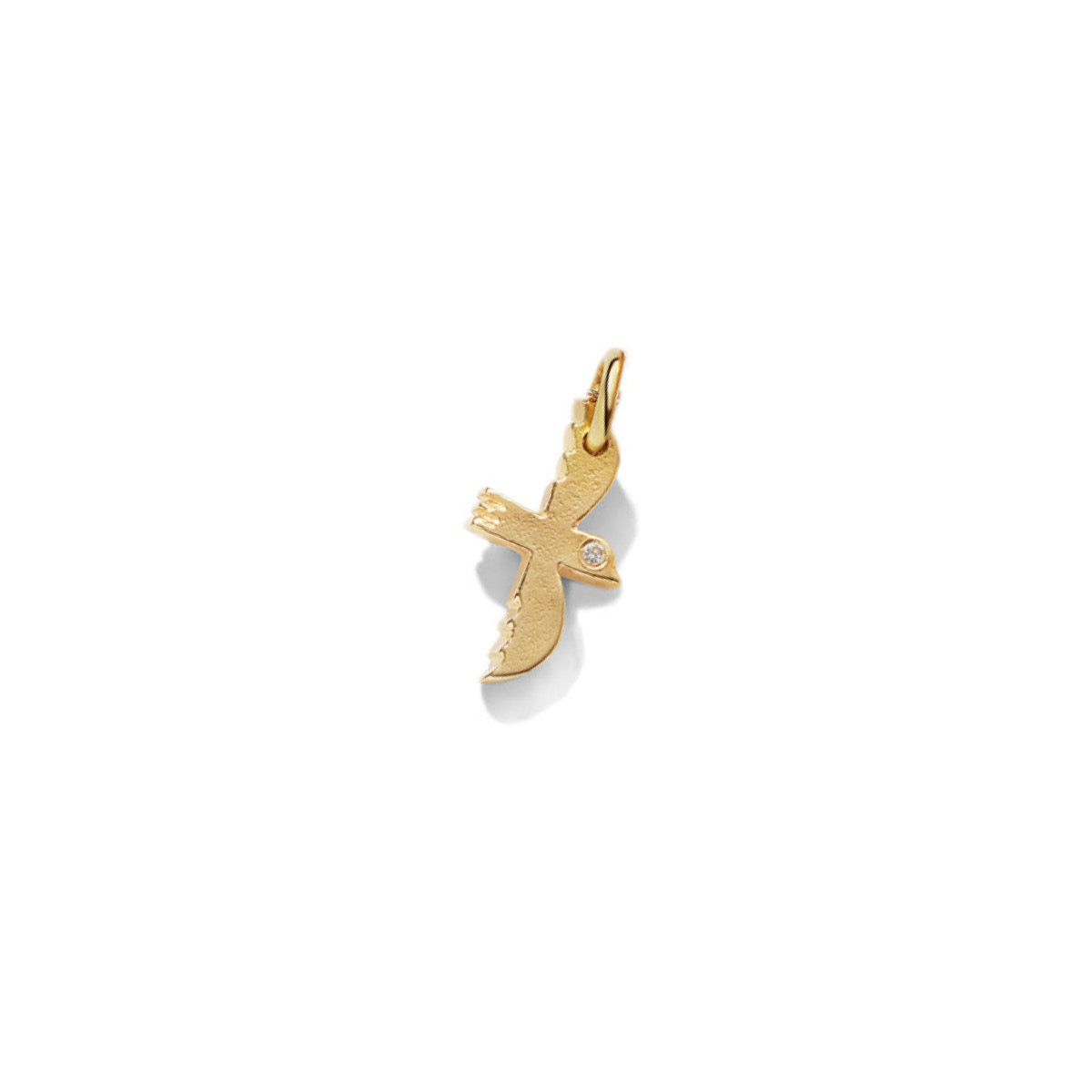 Guldfugl med diamant, No.1, 18 karat guld