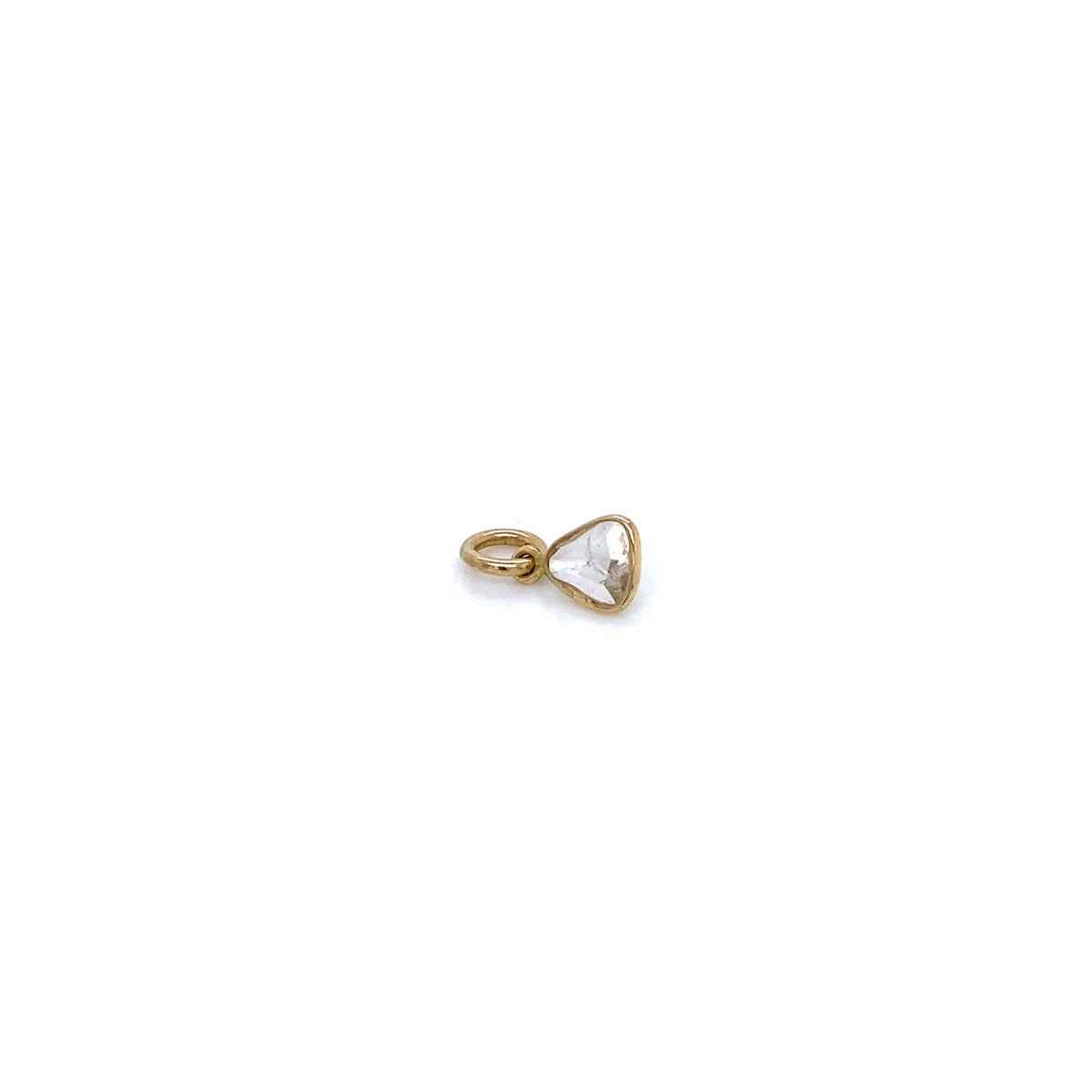Vedhæng med stor diamantflage