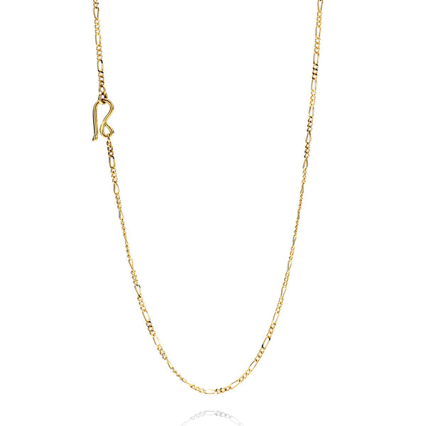 Figaro kæde, no. 2, i 18 karat guld