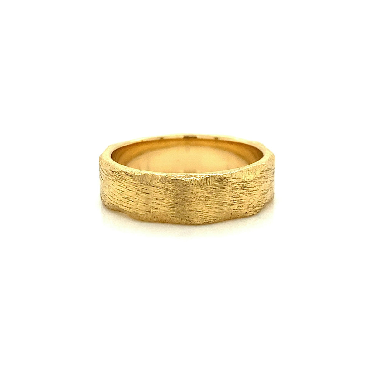 Herrering, ridset med facetter